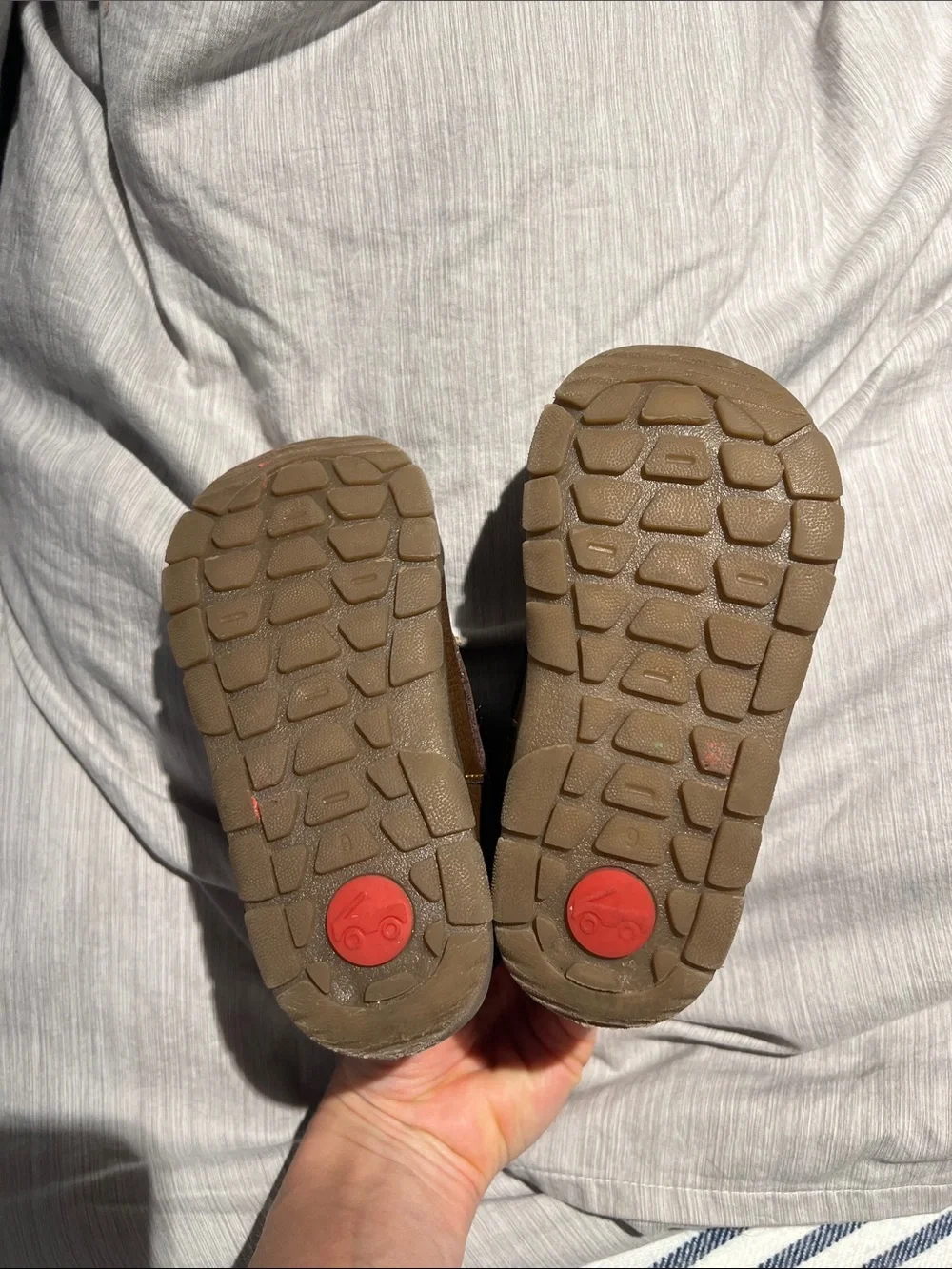 See Kai Run Brown and Navy Waterproof Toddler Boots